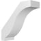 Ekena Millwork 3-in. W x 8-in. D x 8-in. H Baker Architectural Grade PVC Knee Brace BRCP03X08X08BKR - alternate 1